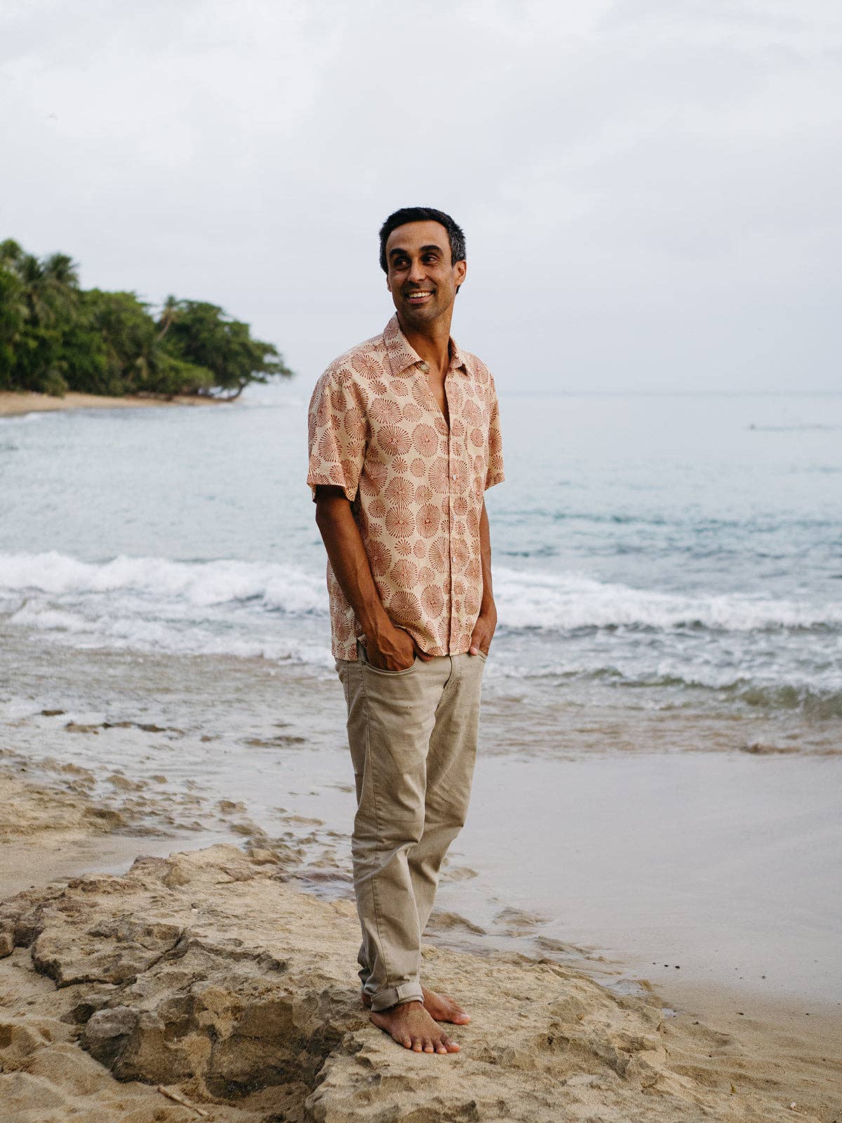 Shaka Short Sleeve Button Down-Men's Tops-Vixen Collection, Day Spa and Women's Boutique Located in Seattle, Washington
