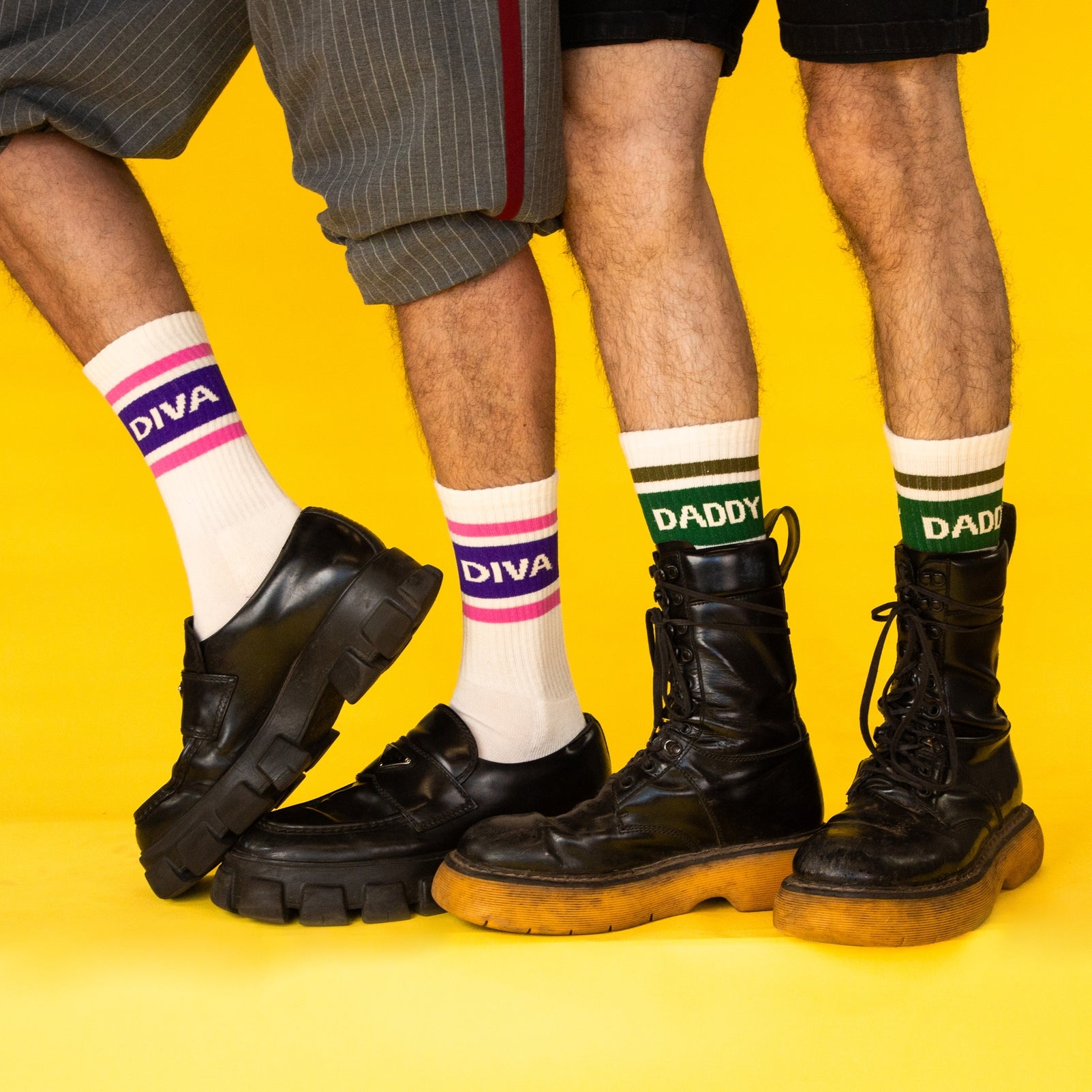 Daddy Gym Crew Socks-Men's Accessories-Vixen Collection, Day Spa and Women's Boutique Located in Seattle, Washington