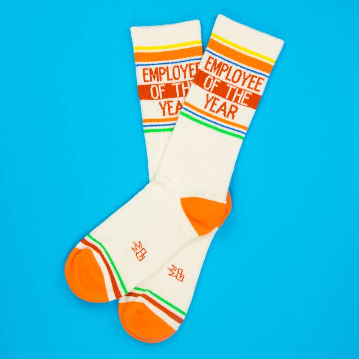 Employee of the Year Gym Crew Socks-Socks-Vixen Collection, Day Spa and Women's Boutique Located in Seattle, Washington