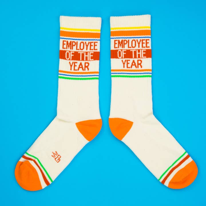 Employee of the Year Gym Crew Socks-Socks-Vixen Collection, Day Spa and Women's Boutique Located in Seattle, Washington