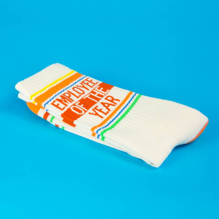 Employee of the Year Gym Crew Socks-Socks-Vixen Collection, Day Spa and Women's Boutique Located in Seattle, Washington