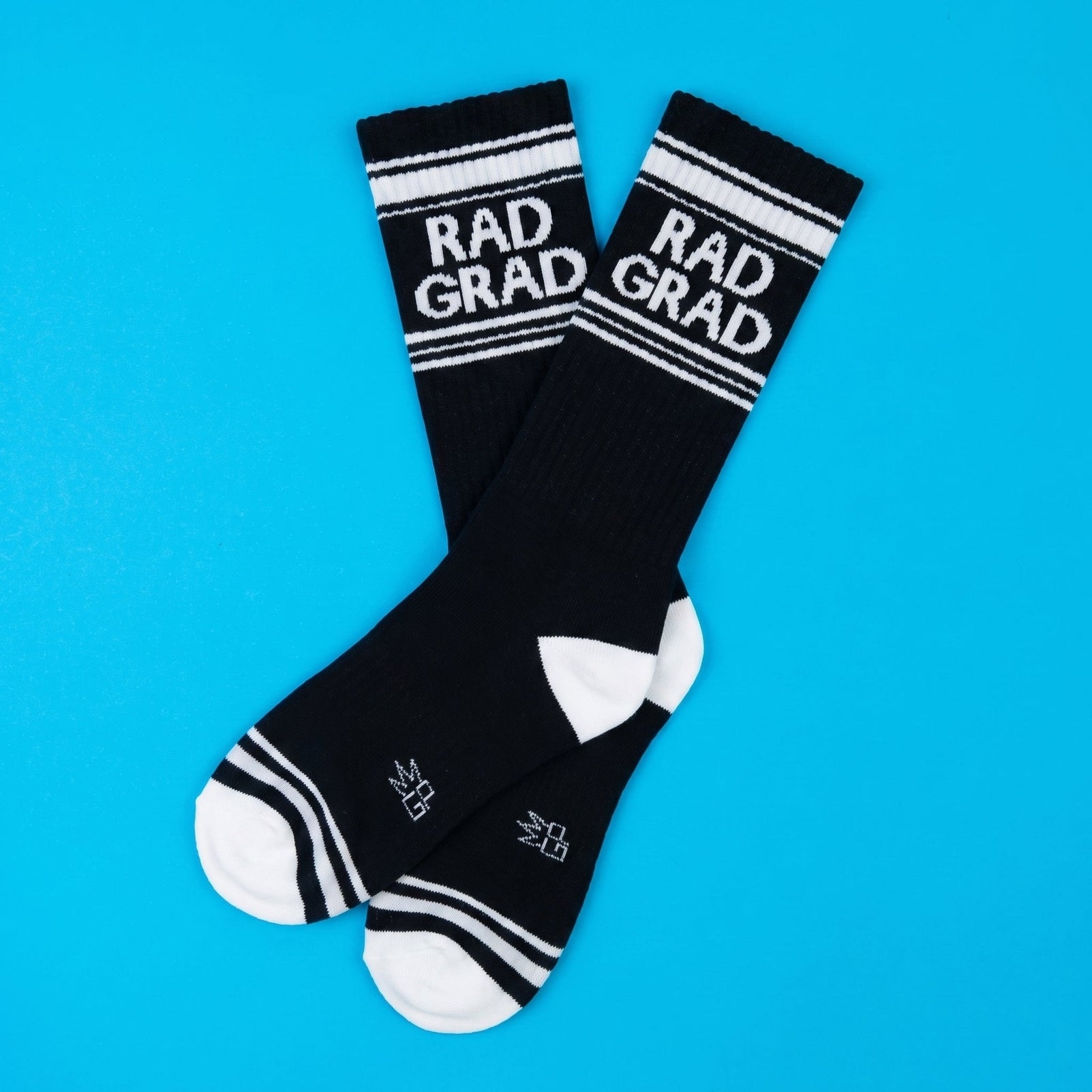 Rad Grad Gym Crew Socks-Men's Accessories-Vixen Collection, Day Spa and Women's Boutique Located in Seattle, Washington