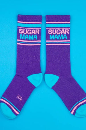 Sugar Mama Gym Crew Socks-Socks-Vixen Collection, Day Spa and Women's Boutique Located in Seattle, Washington