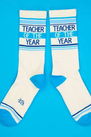 Teacher of the Year Gym Crew Socks-Socks-Vixen Collection, Day Spa and Women's Boutique Located in Seattle, Washington