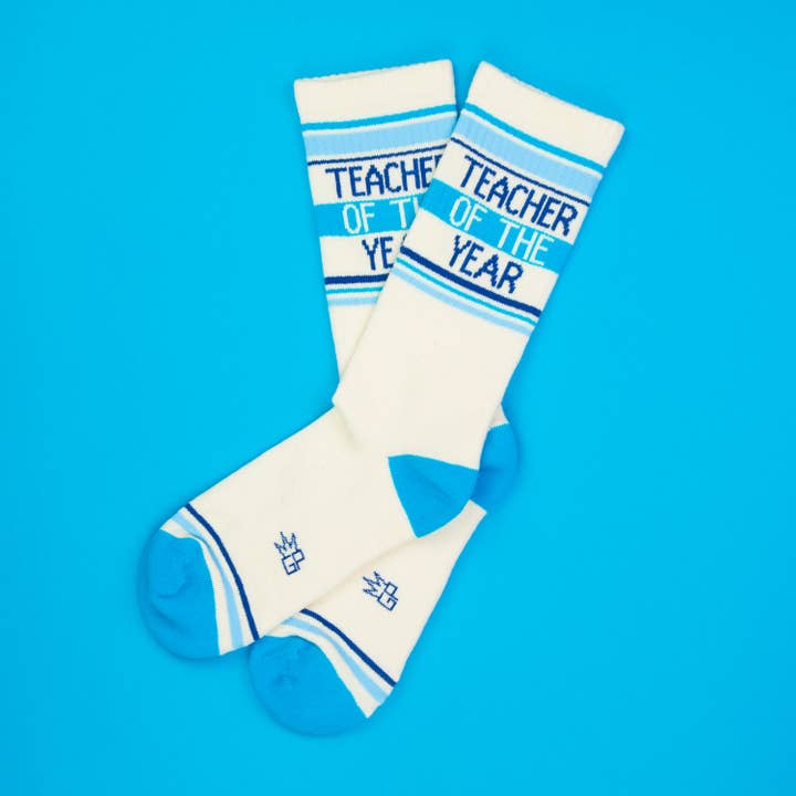 Teacher of the Year Gym Crew Socks-Socks-Vixen Collection, Day Spa and Women's Boutique Located in Seattle, Washington