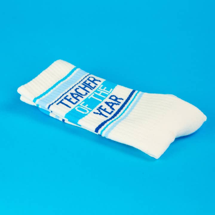 Teacher of the Year Gym Crew Socks-Socks-Vixen Collection, Day Spa and Women's Boutique Located in Seattle, Washington