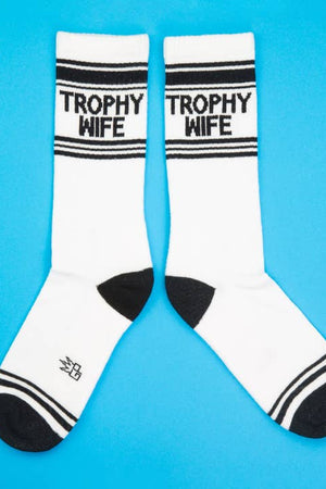Trophy Wife Gym Crew Socks-Socks-Vixen Collection, Day Spa and Women's Boutique Located in Seattle, Washington