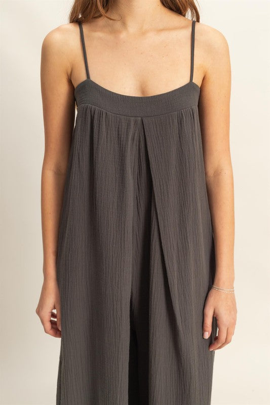 Luna Mare Gauze Jumpsuit-Jumpsuits-Vixen Collection, Day Spa and Women's Boutique Located in Seattle, Washington