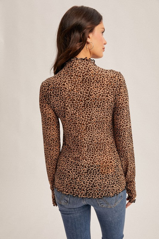 Shadowcat Mesh Top-Long Sleeves-Vixen Collection, Day Spa and Women's Boutique Located in Seattle, Washington
