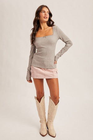 Lace Reverie Top-Long Sleeves-Vixen Collection, Day Spa and Women's Boutique Located in Seattle, Washington