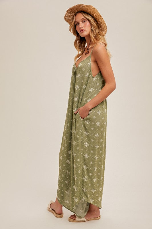 Mosaic Muse Jumpsuit-Jumpsuits-Vixen Collection, Day Spa and Women's Boutique Located in Seattle, Washington