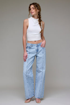 Logan Seamed Dad Jean-Denim-Vixen Collection, Day Spa and Women's Boutique Located in Seattle, Washington