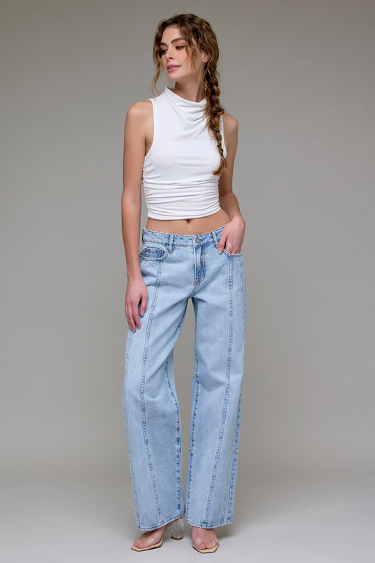 Logan Seamed Dad Jean-Denim-Vixen Collection, Day Spa and Women's Boutique Located in Seattle, Washington