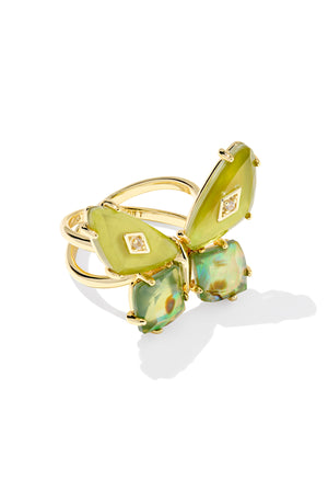 Bianca Butterfly Cocktail Ring-Rings-Vixen Collection, Day Spa and Women's Boutique Located in Seattle, Washington