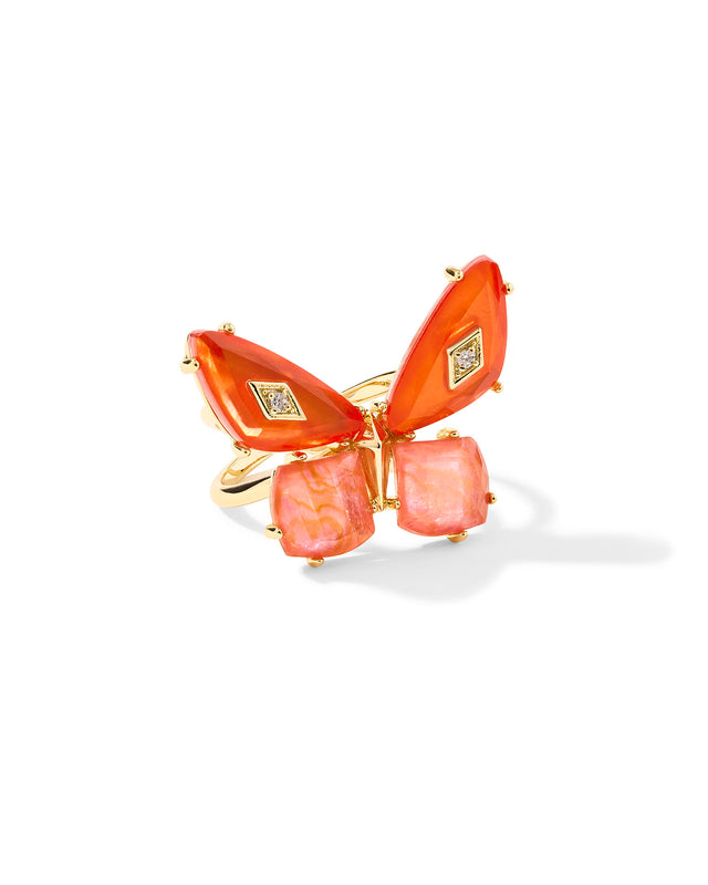 Bianca Butterfly Cocktail Ring-Rings-Vixen Collection, Day Spa and Women's Boutique Located in Seattle, Washington