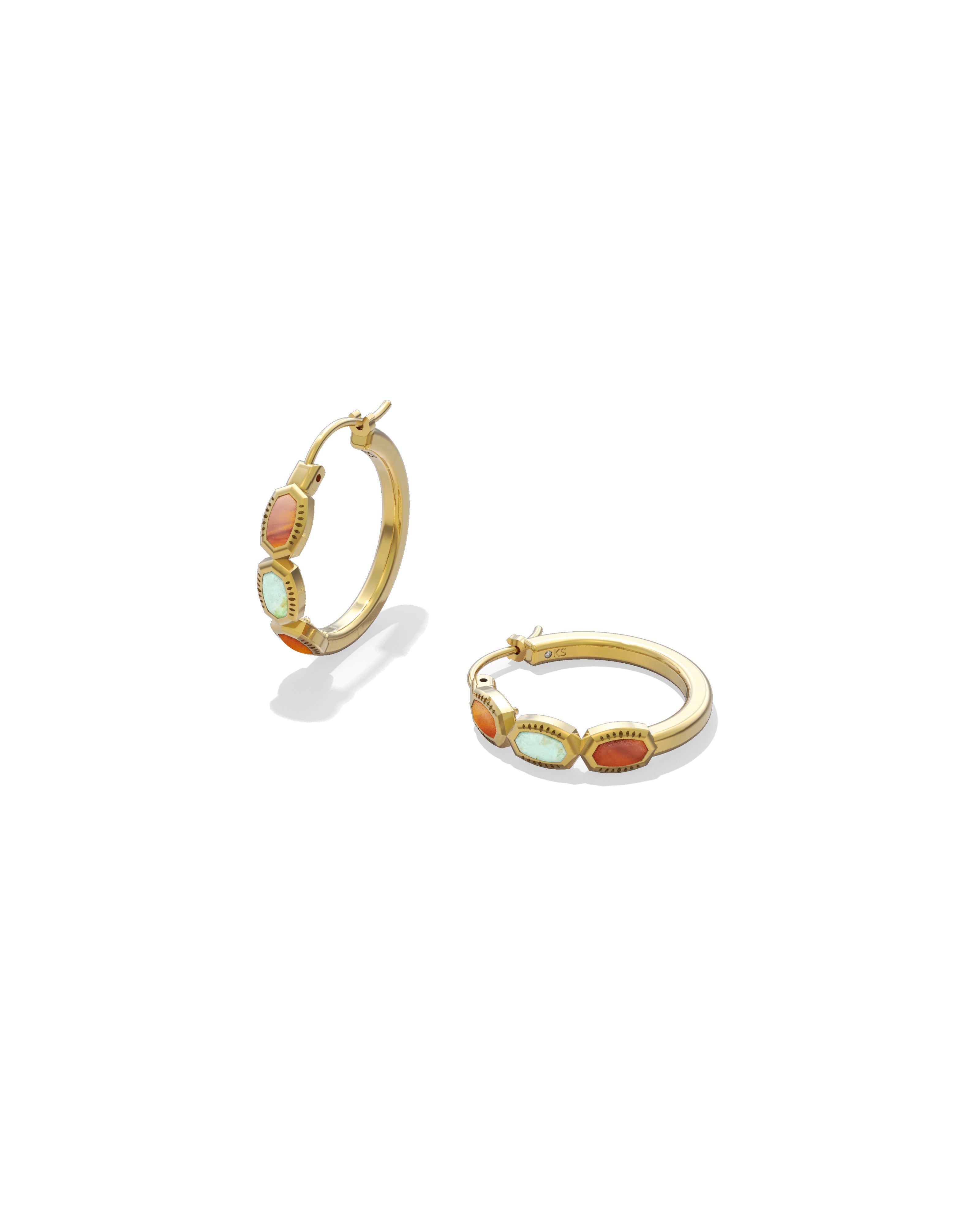 Mini Elisa Hoop Earrings-Earrings-Vixen Collection, Day Spa and Women's Boutique Located in Seattle, Washington