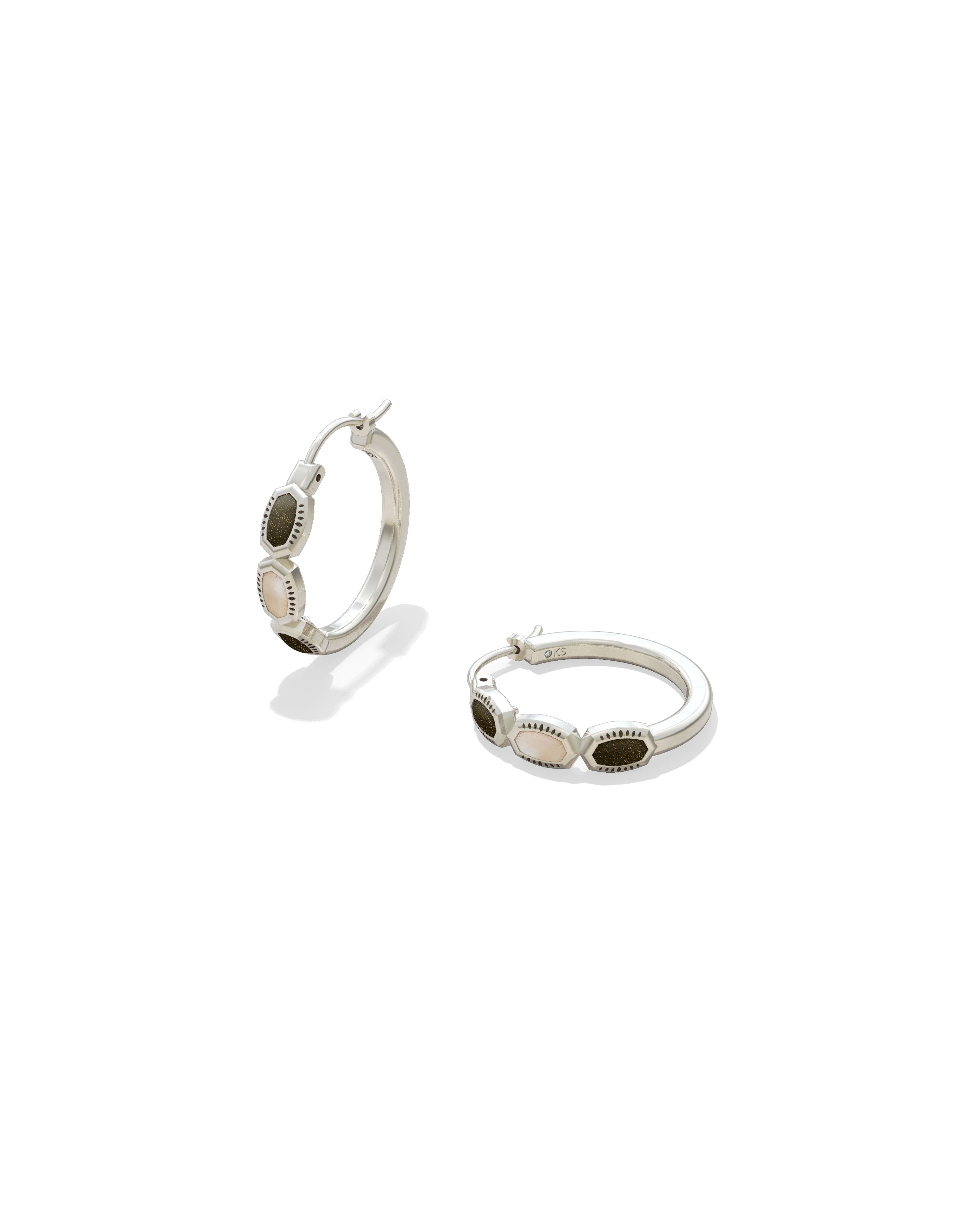 Mini Elisa Hoop Earrings-Earrings-Vixen Collection, Day Spa and Women's Boutique Located in Seattle, Washington