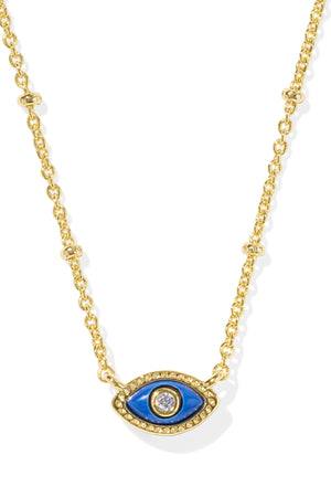 Mini Eye Short Pendant Necklace-Necklaces-Vixen Collection, Day Spa and Women's Boutique Located in Seattle, Washington