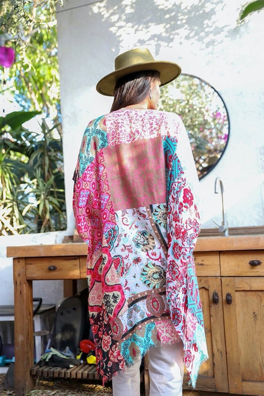 Flora Aura Kimono-Kimonos-Vixen Collection, Day Spa and Women's Boutique Located in Seattle, Washington