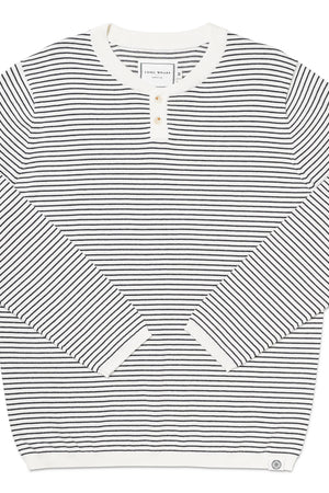 Seawell™ Striped Knit Henley-Men's Tops-Vixen Collection, Day Spa and Women's Boutique Located in Seattle, Washington