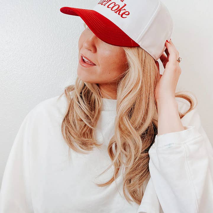 I Need A Diet Coke Trucker Hat-Hats-Vixen Collection, Day Spa and Women's Boutique Located in Seattle, Washington