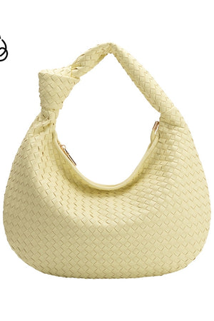 Brigitte Lemonade Recycled Vegan Shoulder Bag-Bags + Wallets-Vixen Collection, Day Spa and Women's Boutique Located in Seattle, Washington