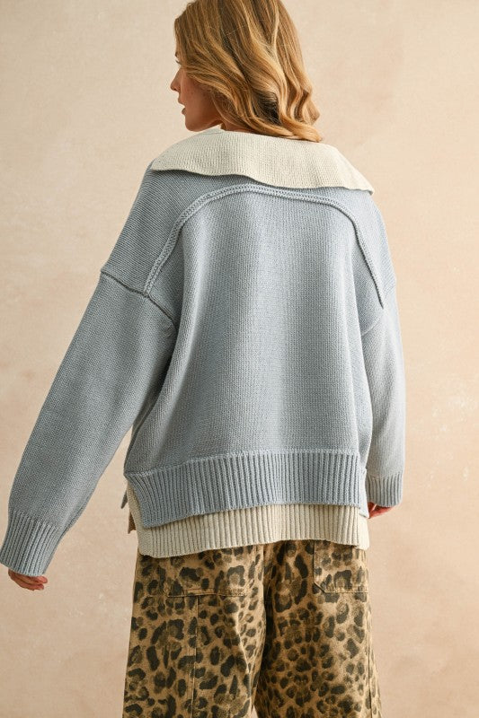 Lovely Layers Sweater-Sweaters-Vixen Collection, Day Spa and Women's Boutique Located in Seattle, Washington