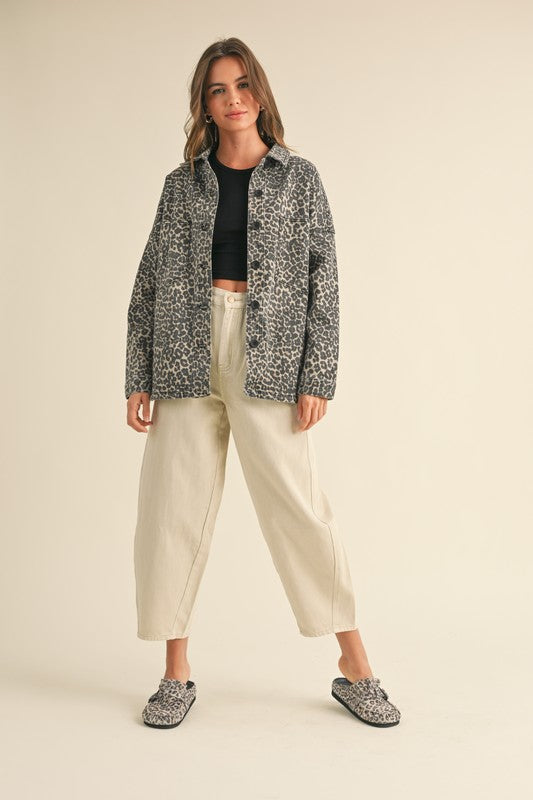 The Wild Edit Shacket-Jackets-Vixen Collection, Day Spa and Women's Boutique Located in Seattle, Washington