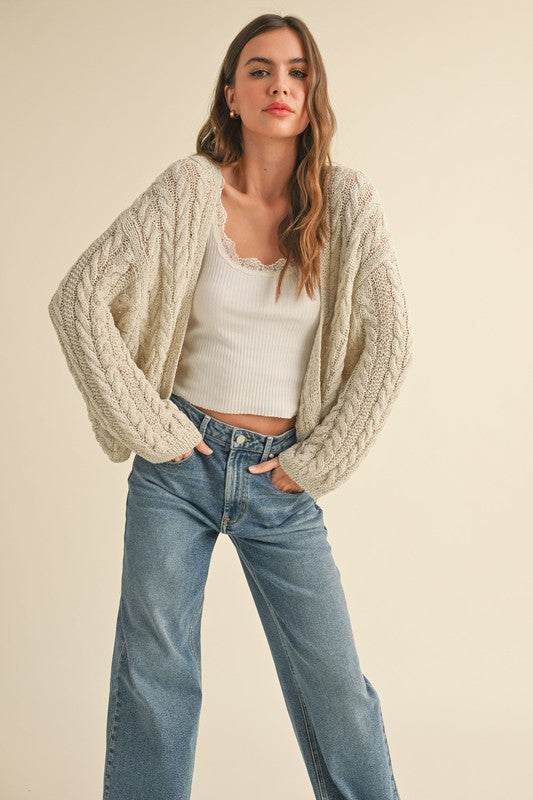 Gentle Thread Cardigan-Sweaters-Vixen Collection, Day Spa and Women's Boutique Located in Seattle, Washington