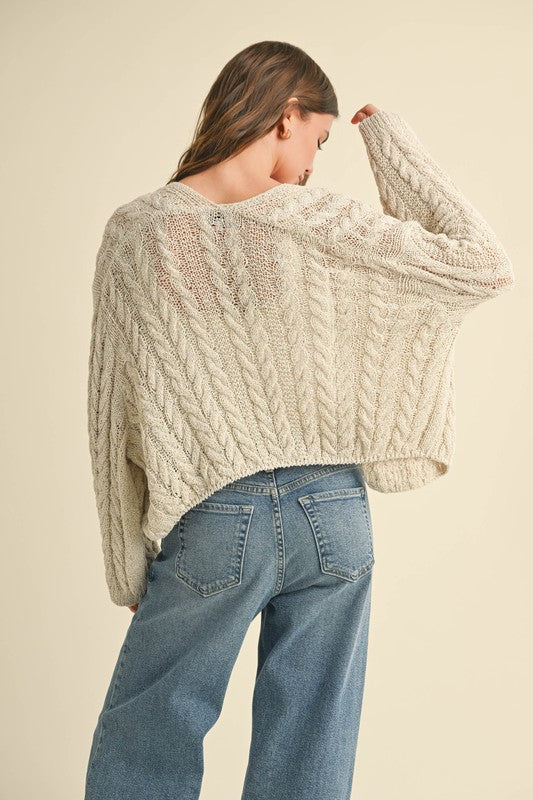 Gentle Thread Cardigan-Sweaters-Vixen Collection, Day Spa and Women's Boutique Located in Seattle, Washington