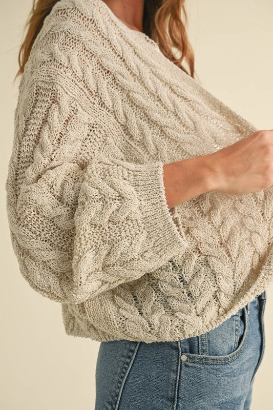 Gentle Thread Cardigan-Sweaters-Vixen Collection, Day Spa and Women's Boutique Located in Seattle, Washington