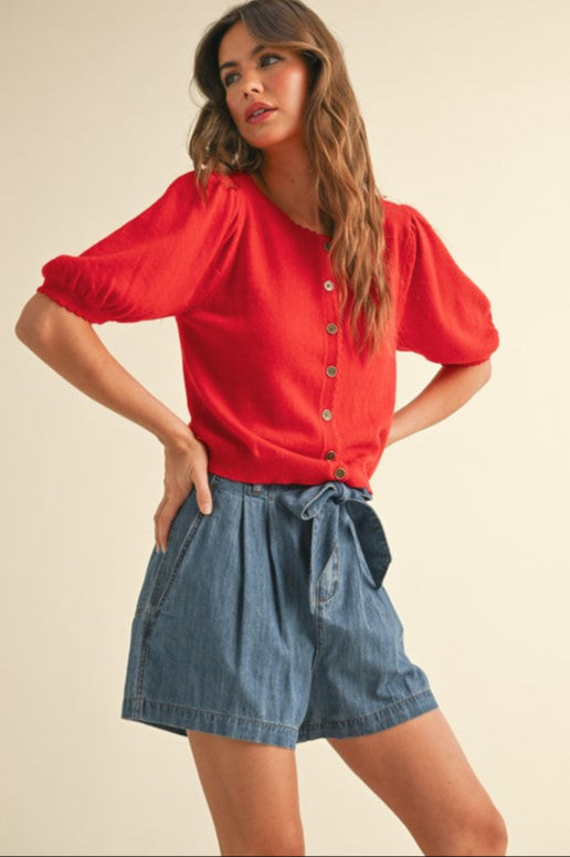 Nicole Knit Cardigan-Sweaters-Vixen Collection, Day Spa and Women's Boutique Located in Seattle, Washington