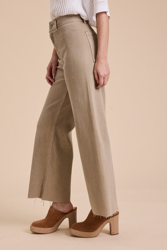 Drift Cotton Wide Leg Jeans-Pants-Vixen Collection, Day Spa and Women's Boutique Located in Seattle, Washington