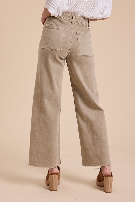 Drift Cotton Wide Leg Jeans-Pants-Vixen Collection, Day Spa and Women's Boutique Located in Seattle, Washington