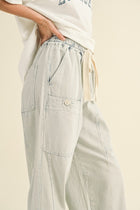 Sea Stitched Barrel Pants-Pants-Vixen Collection, Day Spa and Women's Boutique Located in Seattle, Washington