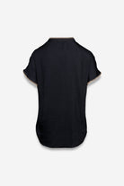 Margaux Stitch Blouse-Short Sleeves-Vixen Collection, Day Spa and Women's Boutique Located in Seattle, Washington