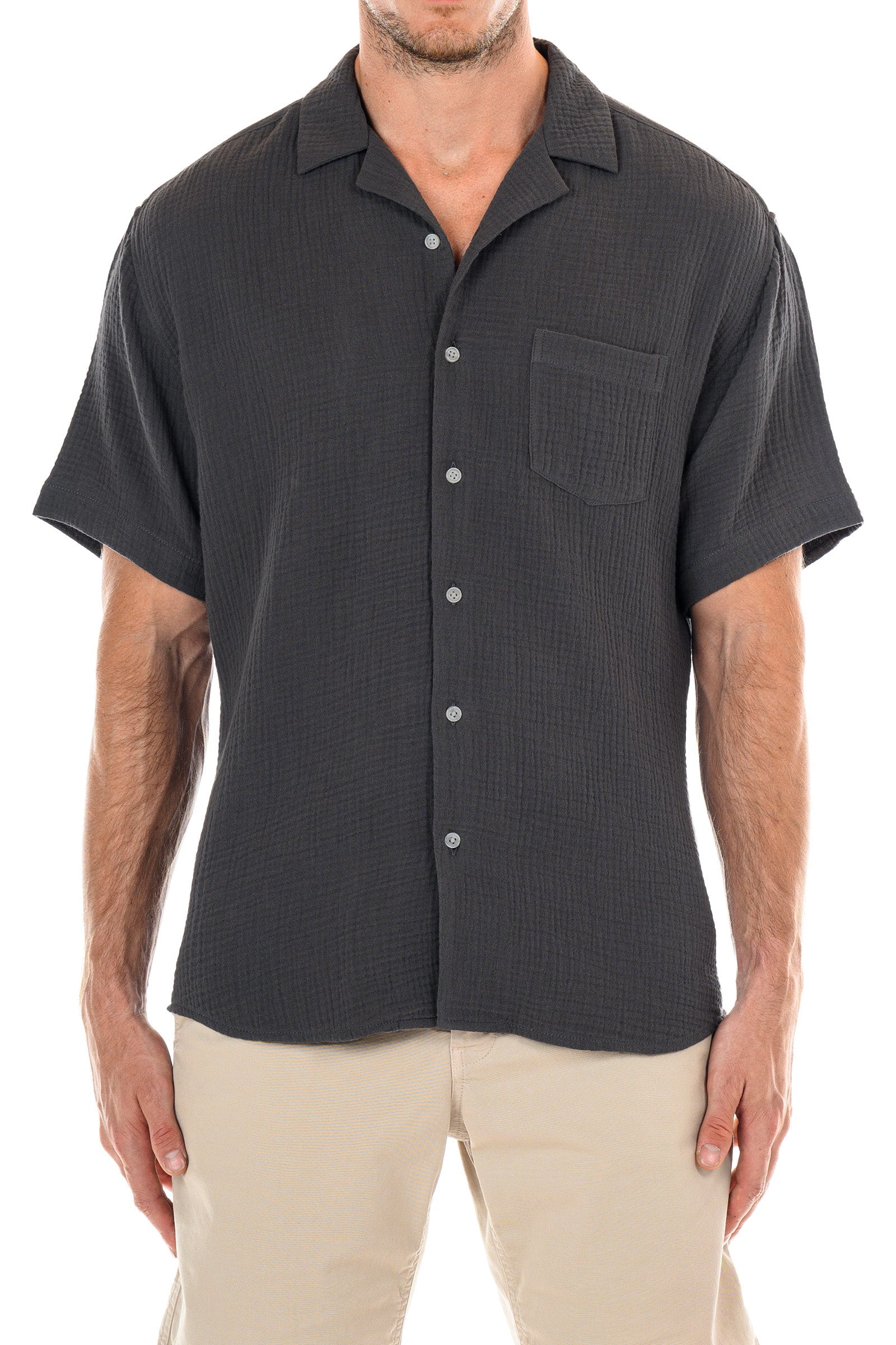 Morro Bay Shirt-Men's Tops-Vixen Collection, Day Spa and Women's Boutique Located in Seattle, Washington