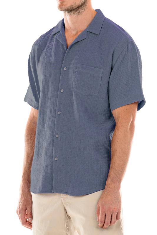 Morro Bay Shirt-Men's Tops-Vixen Collection, Day Spa and Women's Boutique Located in Seattle, Washington