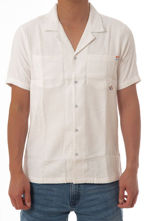 Muted Terrain Button-Up-Men's Tops-Vixen Collection, Day Spa and Women's Boutique Located in Seattle, Washington