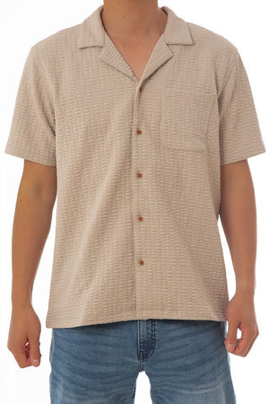 Quiet Earth Button-Up-Men's Tops-Vixen Collection, Day Spa and Women's Boutique Located in Seattle, Washington
