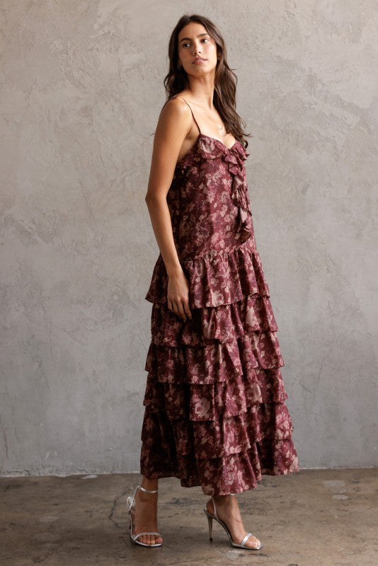 Garden Serenade Maxi Dress-Dresses-Vixen Collection, Day Spa and Women's Boutique Located in Seattle, Washington