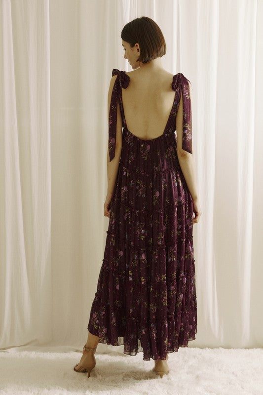 Twilight Bloom Midi Dress-Dresses-Vixen Collection, Day Spa and Women's Boutique Located in Seattle, Washington