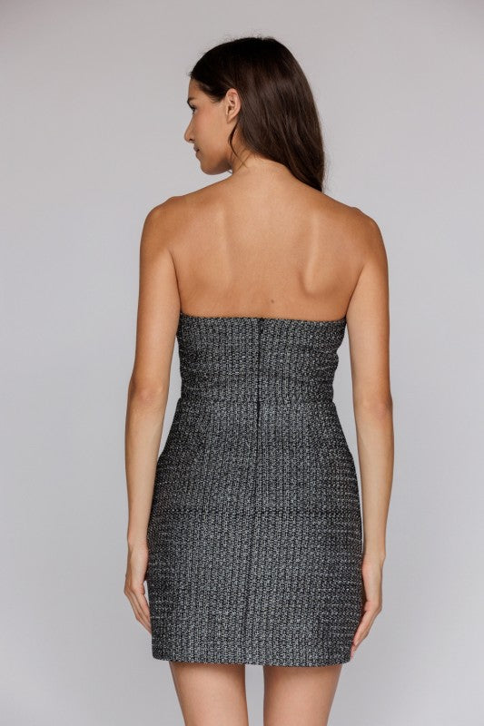 Ribbon Affair Mini Dress-Dresses-Vixen Collection, Day Spa and Women's Boutique Located in Seattle, Washington