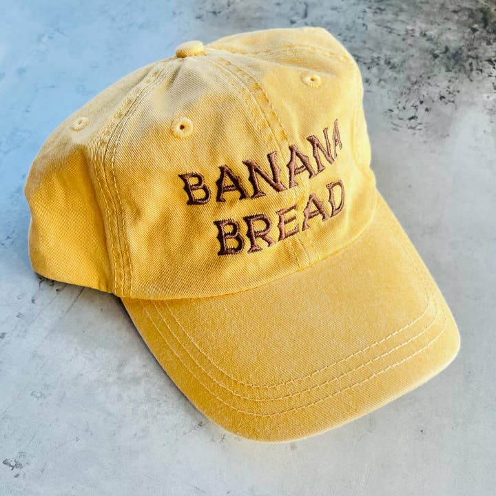 Banana Bread Baseball Cap-Hats-Vixen Collection, Day Spa and Women's Boutique Located in Seattle, Washington