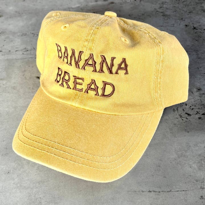 Banana Bread Baseball Cap-Hats-Vixen Collection, Day Spa and Women's Boutique Located in Seattle, Washington