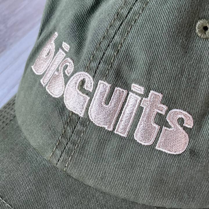 Biscuits Baseball Cap-Hats-Vixen Collection, Day Spa and Women's Boutique Located in Seattle, Washington