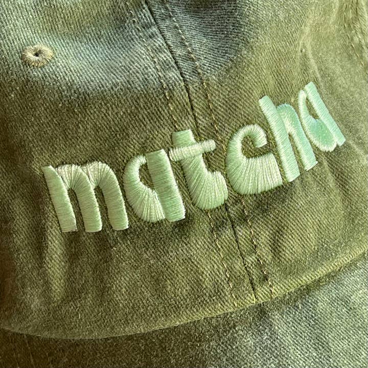 Matcha Baseball Cap-Hats-Vixen Collection, Day Spa and Women's Boutique Located in Seattle, Washington