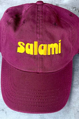 Salami Baseball Cap-Hats-Vixen Collection, Day Spa and Women's Boutique Located in Seattle, Washington