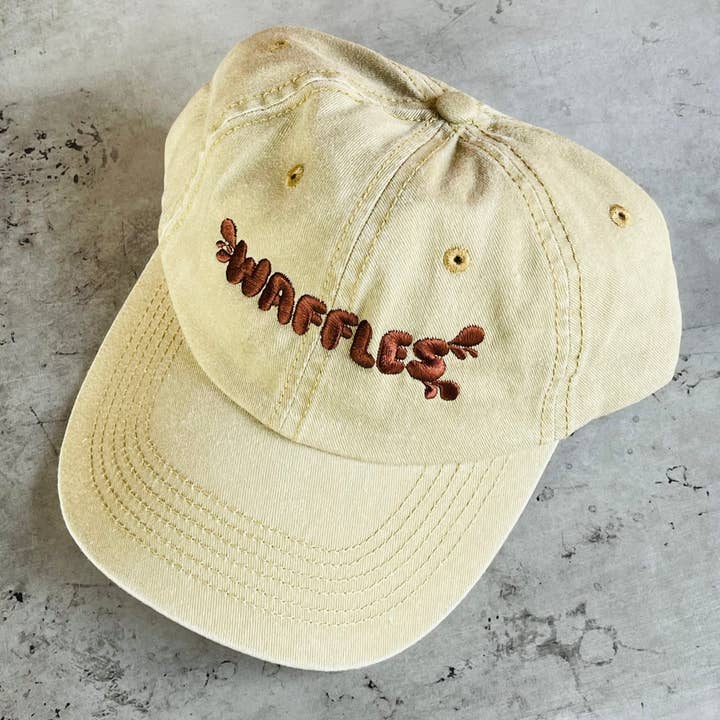 Waffles Baseball Cap-Hats-Vixen Collection, Day Spa and Women's Boutique Located in Seattle, Washington