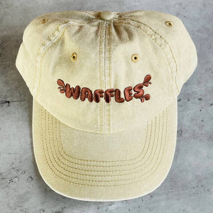Waffles Baseball Cap-Hats-Vixen Collection, Day Spa and Women's Boutique Located in Seattle, Washington